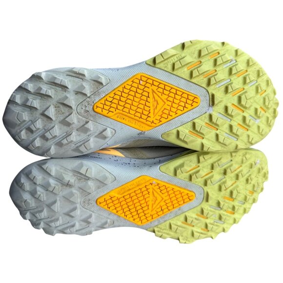 Nike Air Zoom Terra Kiger 6 Women's Size 8 Trail Running Shoes  Gray & Yellow - Picture 7 of 9